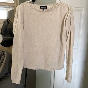 EXPRESS cozy cream sweater!